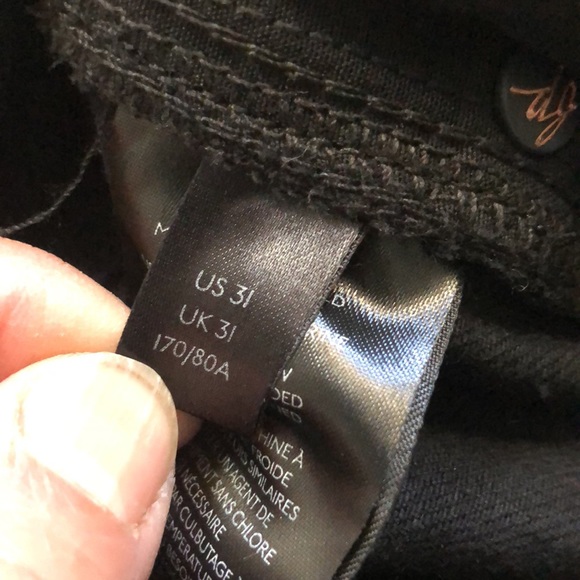 Free People We the Free Black Denim Jeans OBI271078 CA32054 - size 31 - Picture 4 of 7